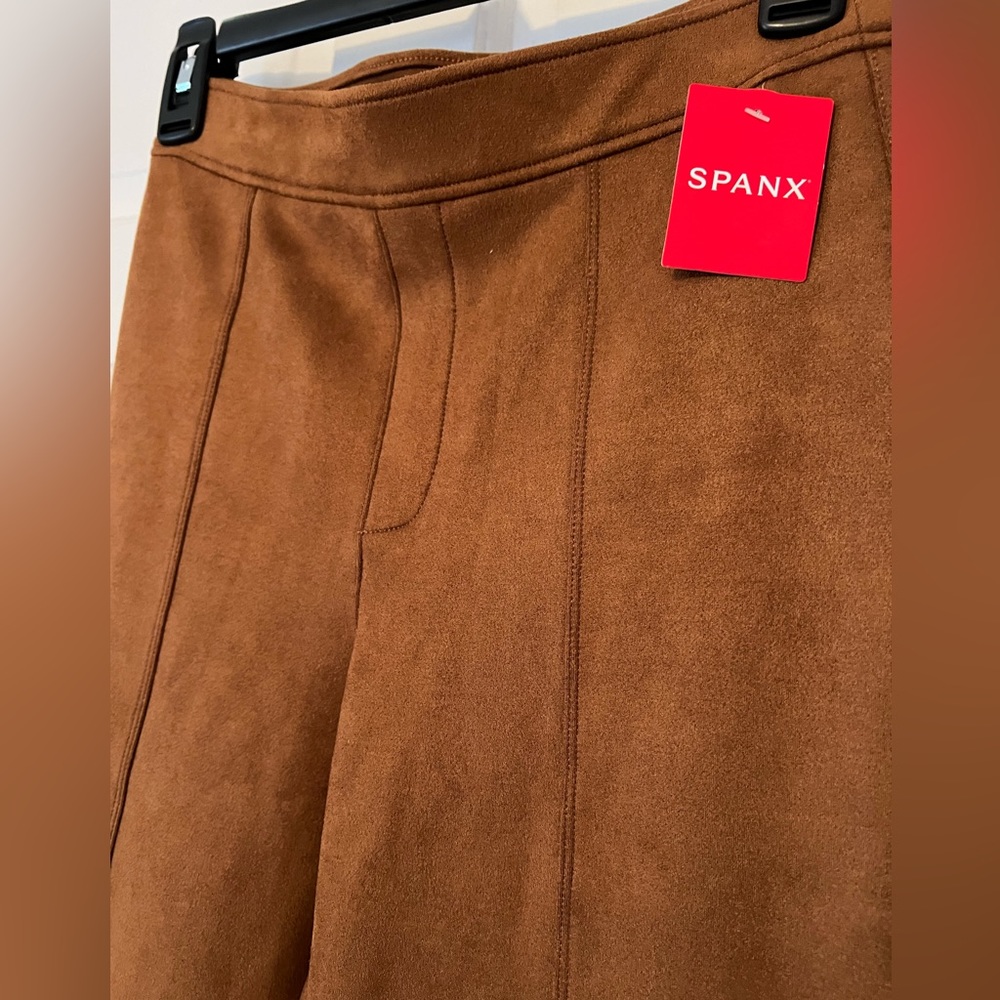 Brand new Spanx caramel Pants. Bought and never used. Looks great with boots.